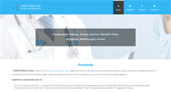 Desktop Screenshot of gabinetemedicolegal.com